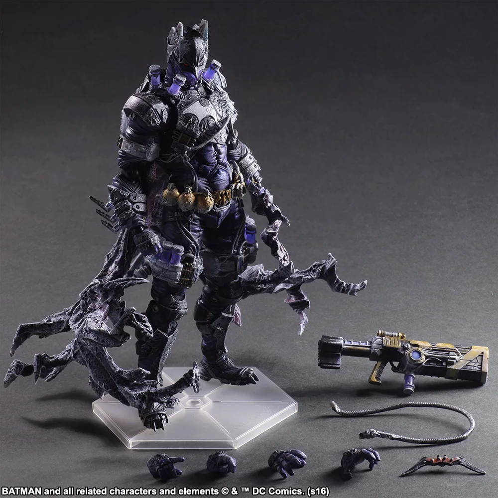 Play Arts 27 см Rogues галерея Victor Fries Mister Freeze персонаж плохие парни в Бэтмене фигурка