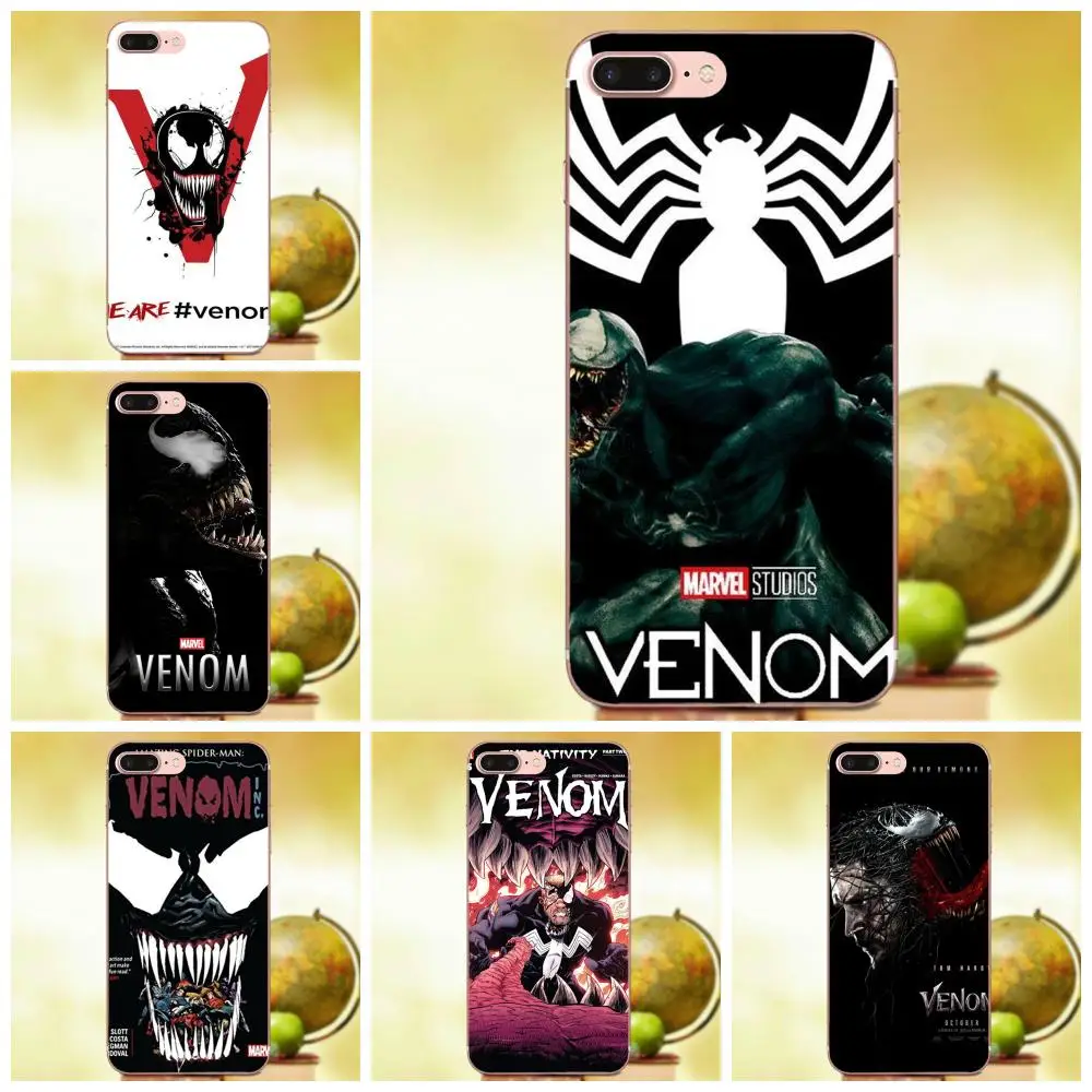 Мягкий Роскошный чехол для Xiaomi Mi3 Mi4 Mi4C Mi4i Mi5 Mi 5S 5X 6 6X 8 SE A1 Max Mix 2 Note 3 4 New Marvel Venom