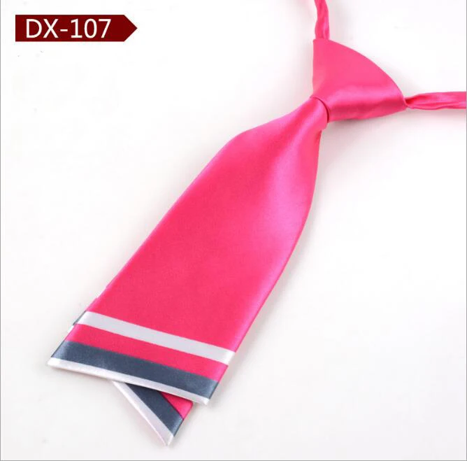 

Женский галстук-бабочка, розово-красный галстук для профессиональной униформы