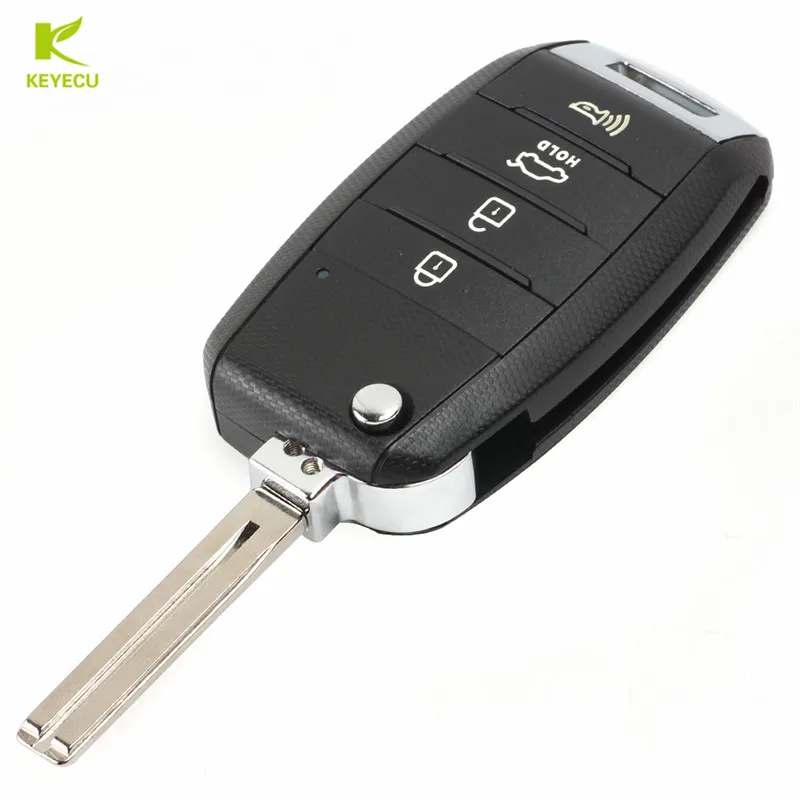 KEYECU Замена обновленного дистанционного ключа Fob 433 МГц ID46 чип для Hyundai Tuscon 2016 2017 2018