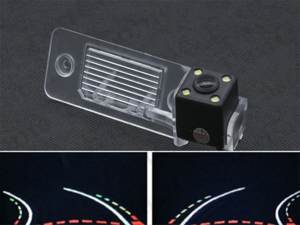 Траектория треков динамическая 4LED автомобильная парковочная камера заднего