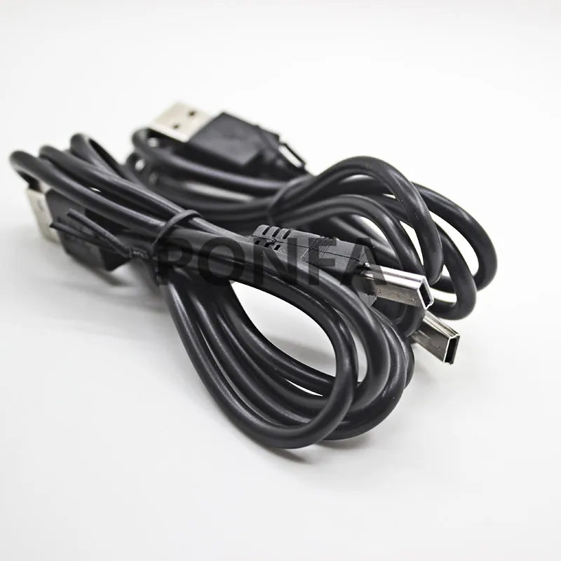 Мини USB 2,0 «Папа-папа» Mini 5-контактный B для передачи данных и зарядки устройств Кабель-адаптер для MP3 Mp4 цифровой плеер Камера телефон 14 мм Длинный штекер