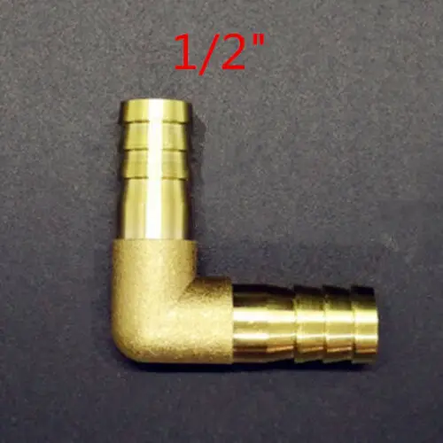 90 градусов Латунь Barb Splicer Mender 1/2 &quotшланг союз трубопроводная арматура воздушное
