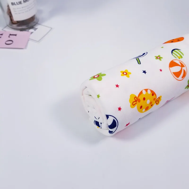 Печатные конфеты 100% хлопок Джерси фабричная половина метра для DIY детской одежды