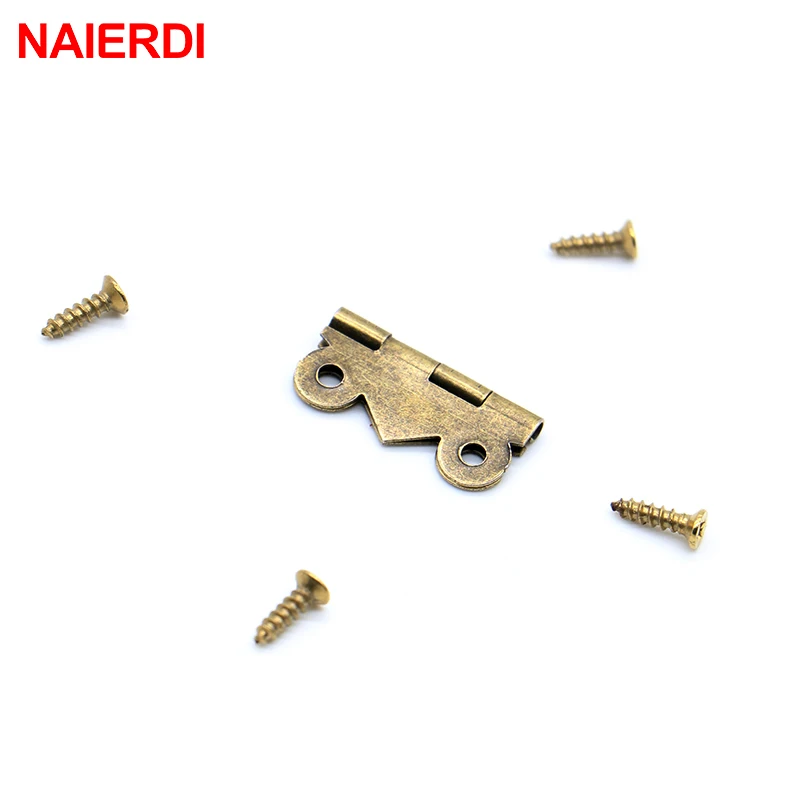 30 шт. петли для ящика шкафа 20x17 мм|hinges for furniture|jewellery box hingebox hinges |