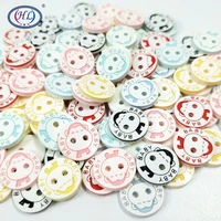 hl 200pcs 12mm mix color monkey resin buttons babys clothing sewing accessories diy scrapbooking crafts
