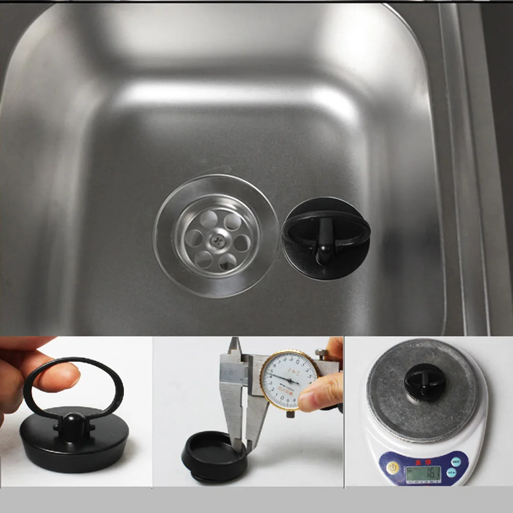 Talea черные резиновые для раковины Сливная крышка Ситечка мойка водяной затвор