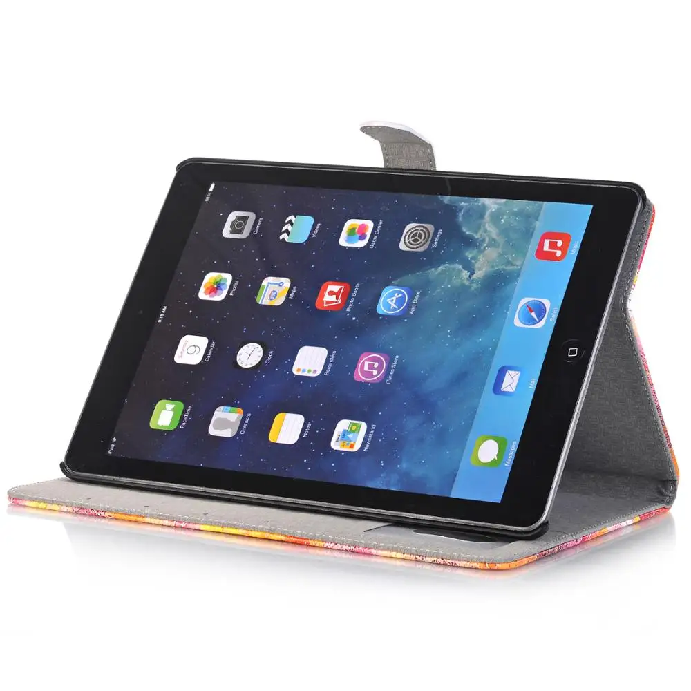 Планшеты Чехол для iPad Mini 4 чехол с граффити ультра-тонкий Смарт Флип PU кожа