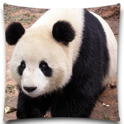 

Lovely Panda Decorative Throw Pillows Case Cotton Polyester for Sofa Car Cotton Cushion Cover Creative Decoration 5 size