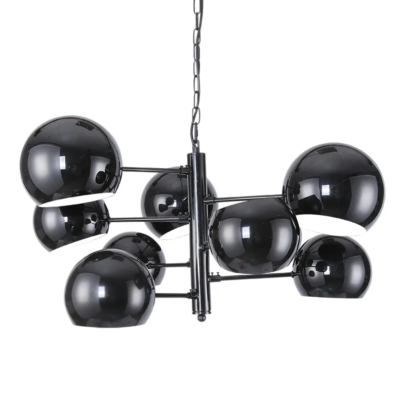 Post modern led Iron Art pendant light ball restaurant living room villa personality artist hanging | Освещение