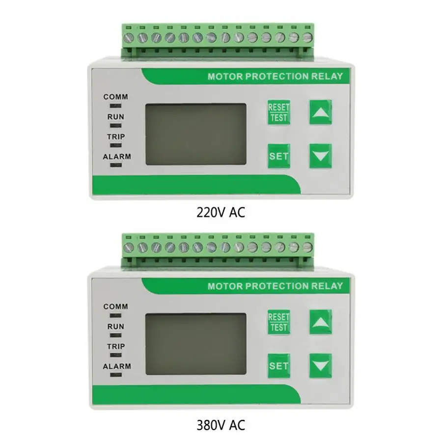 MDB-501Z 220/380 V AC Цифровой Электродвигатель протектор 3-160A Потеря фазы перегрузки протектор с дисплеем высокого качества