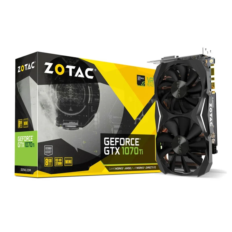 Bykski полный охват GPU Блок воды для VGA ZOTAC GeForce GTX1070TI 8GB Мини видеокарта N-ST1070TIMINI-X |
