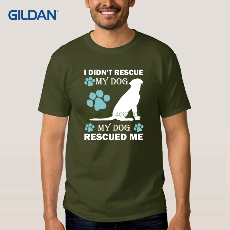 Rescue Dog интересные футболки конструкции 2018 в футболка быстрое высыхание | Мужская