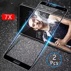 2 шт. Защитное стекло для Huawei Honor 7x, закаленное стекло, защита экрана, полное покрытие, защита экрана на Bnd L21 7 x x7 Honor7x 5,93