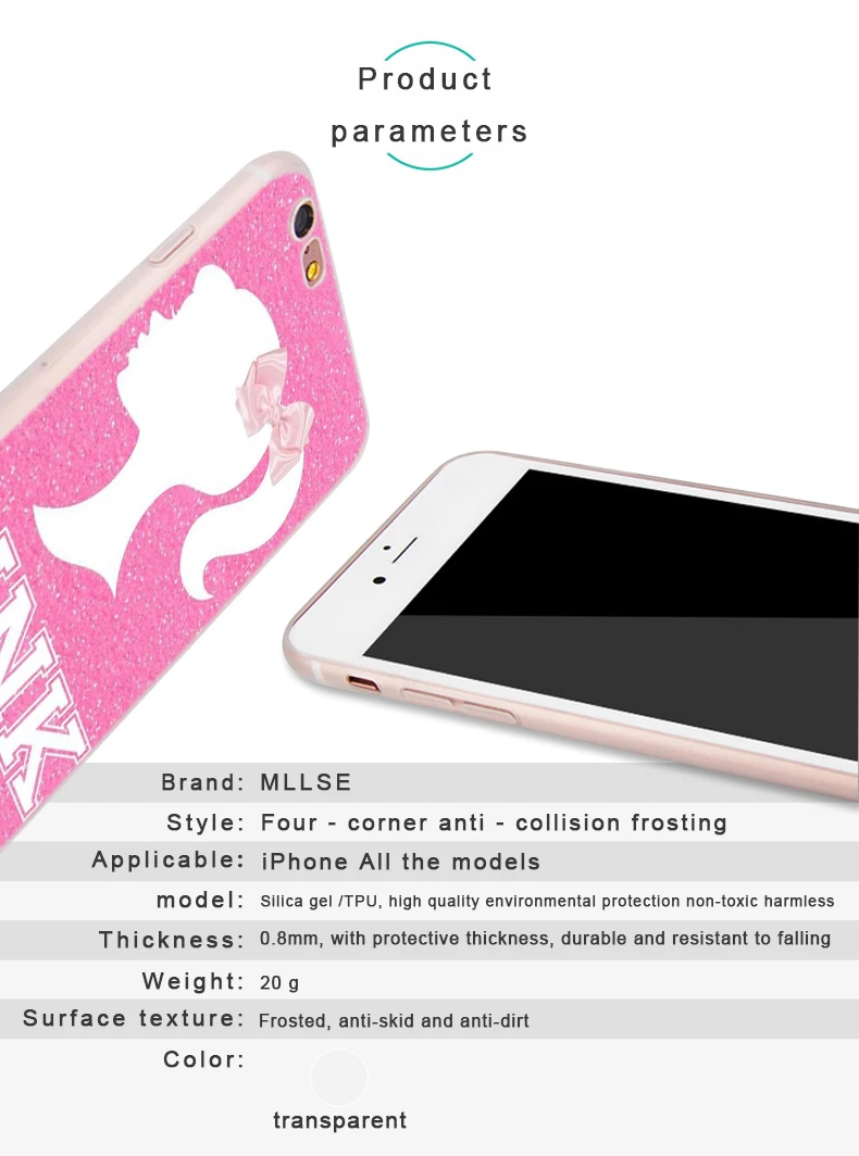 Мягкий чехол из ТПУ для iPhone 13 12 Mini 11 Pro XS Max XR X 8 7 6 Plus SE 2020 S розового и черного цветов