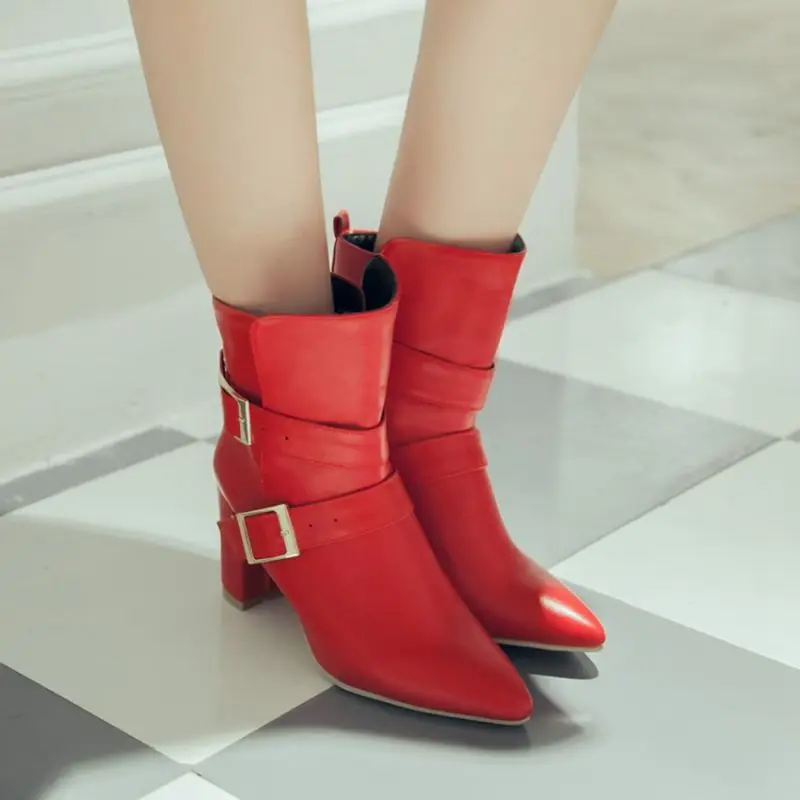 Женские ботильоны с острым носком на высоком каблуке | Обувь