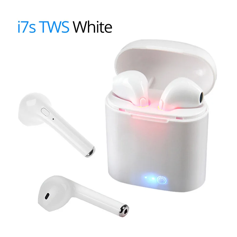 i7s tws White I20 TWS мини беспроводные гарнитуры Bluetooth 5,0 наушники 4D супер бас звук наушники для всех телефонов PK W1 чип PK i10 i12 i60 - Цвет: i7s tws White