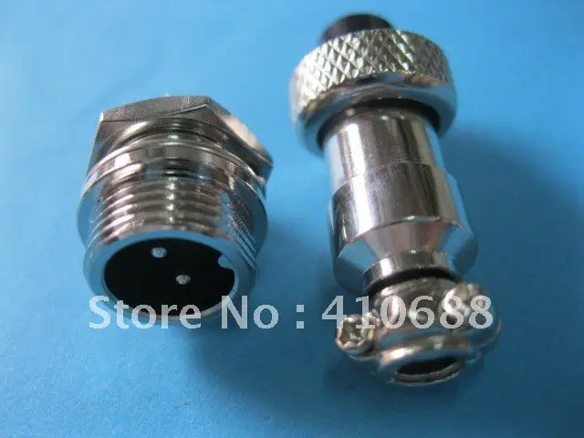 XLR аудио кабельный разъем 2 Pin 12 мм Шасси Moun 100 шт. в лоте высокое качество горячая