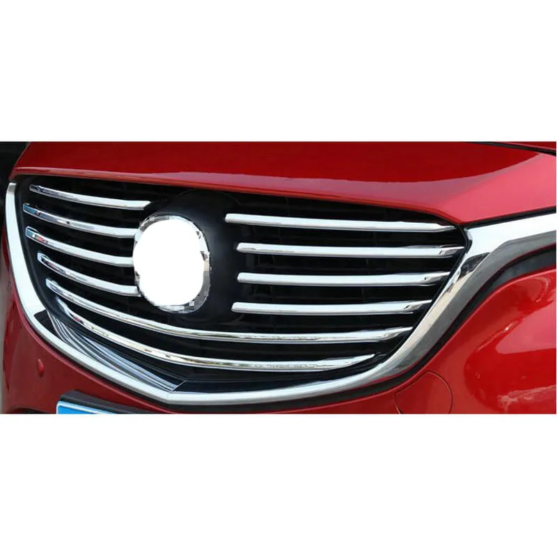 Новая хромированная передняя решетка радиатора ABS для Mazdas 6 M6 Atenza 2017|front grill cover|grill