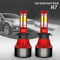 fuxuan car headlight h7 led h4 h1 h11 h13 h3 h27 880 9004 9005 9006 9007 60w 6000lm 6000k 12v 24v cob auto headlamp fog light