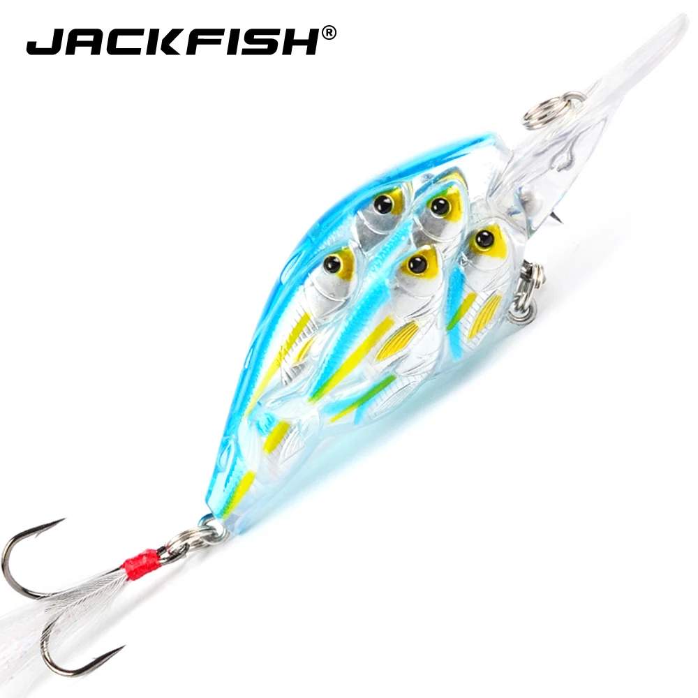 JACKFISH 1 шт. блесна Smart lure 11 см/10 г кренкбейт воблеры для рыбной ловли жесткая