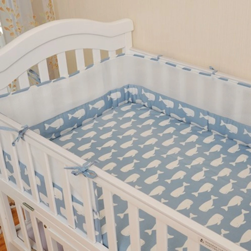 1 шт. Детский Комплект постельного белья из 100% хлопка|baby crib bumper|bed bumperbaby bumper |
