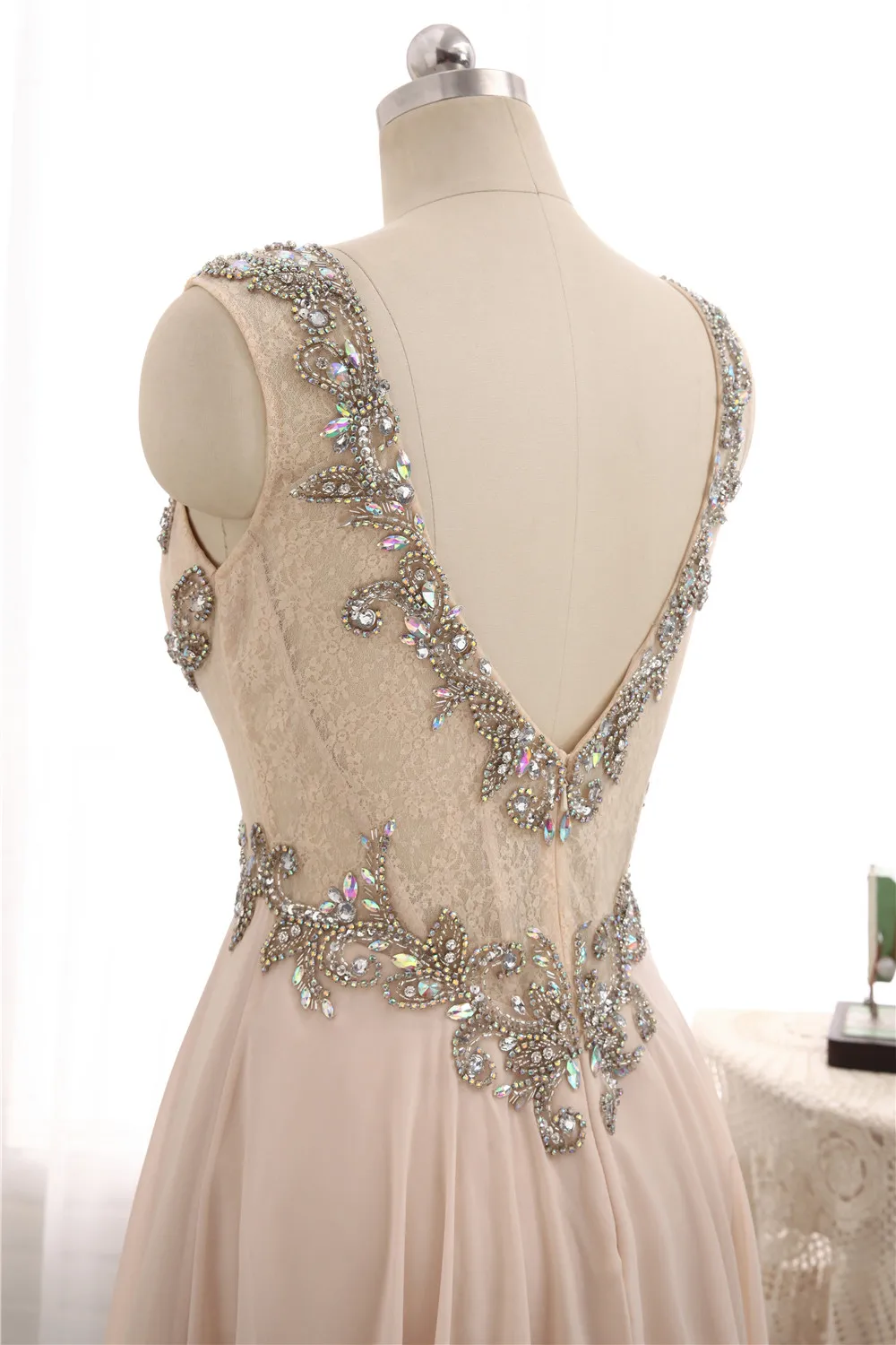 Vestido de Festa вечерние платья длинный халат Soiree 2017 ТРАПЕЦИЕВИДНОЕ милое шифоновое
