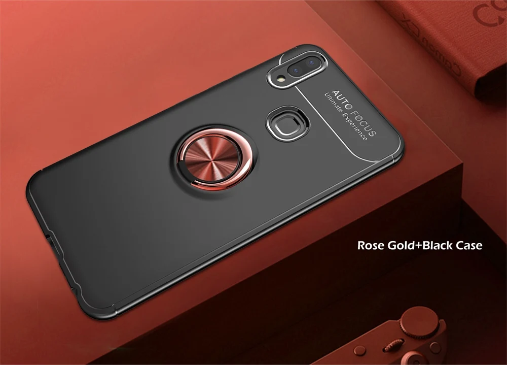 Роскошный чехол для vivo V9 Y85 мягкий чехол из ТПУ с магнитным кольцом для автомобиля vivo V 9 Y 85 силиконовый защитный чехол
