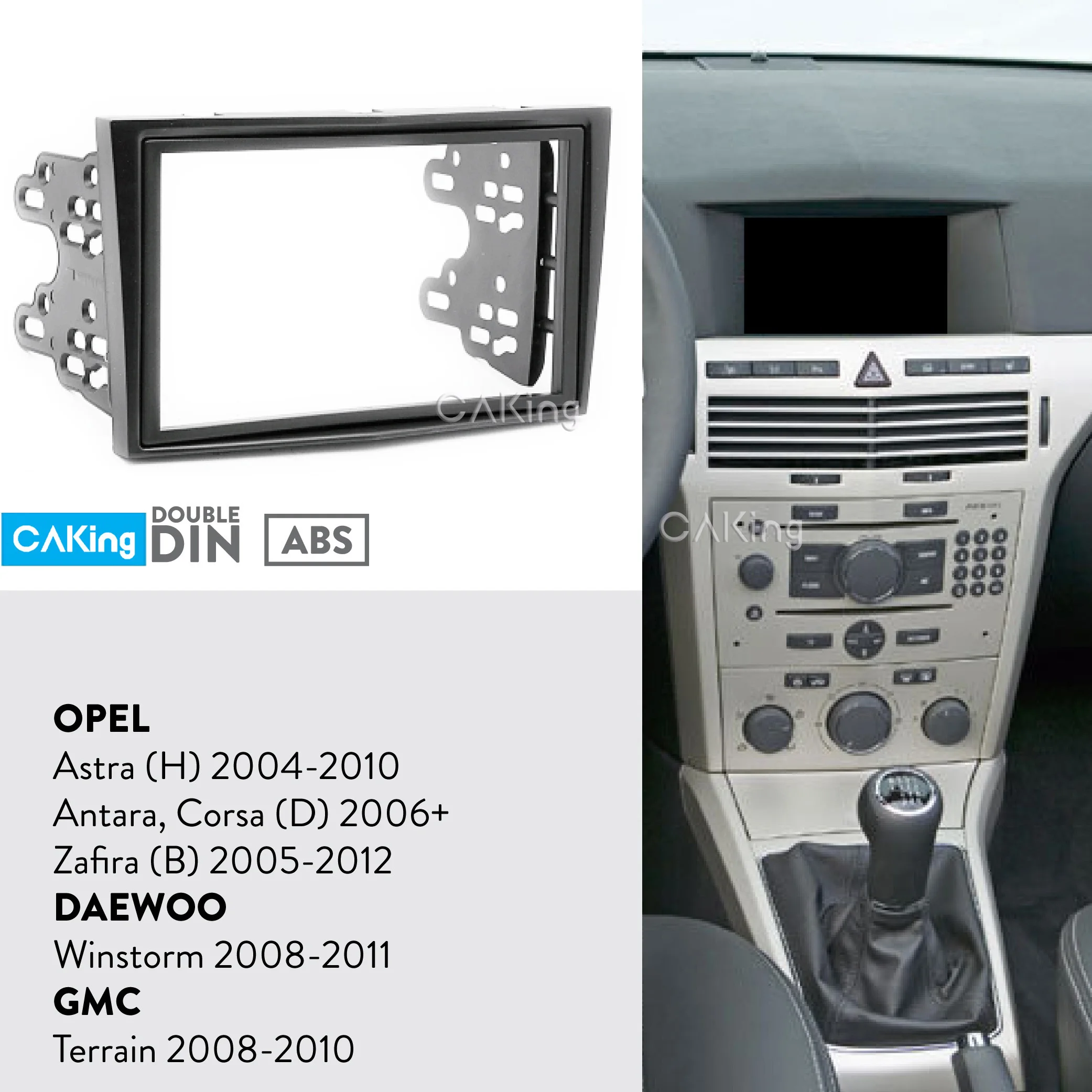 Автомобильная фасция Радио панель для DAEWOO Winstorm 2008 2011/GMC Terrain 2010 (черный) Dash Kit Facia