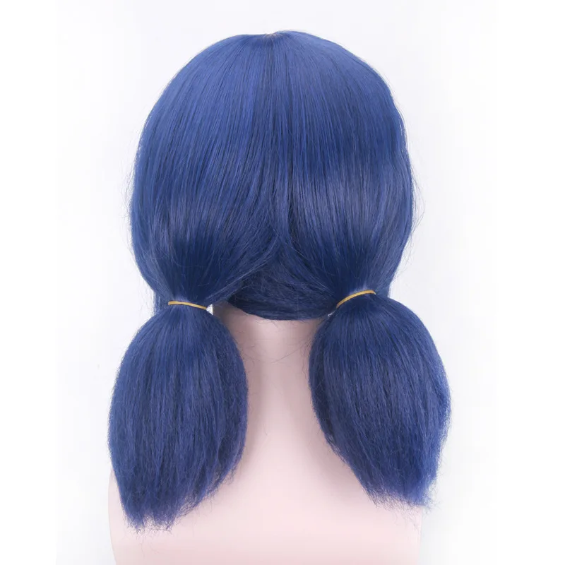 Высококачественные женские парики Peluca Marinette Lay Girl Косплей двойной конский хвост термостойкие синтетические волосы косплей парик+ парик колпачок