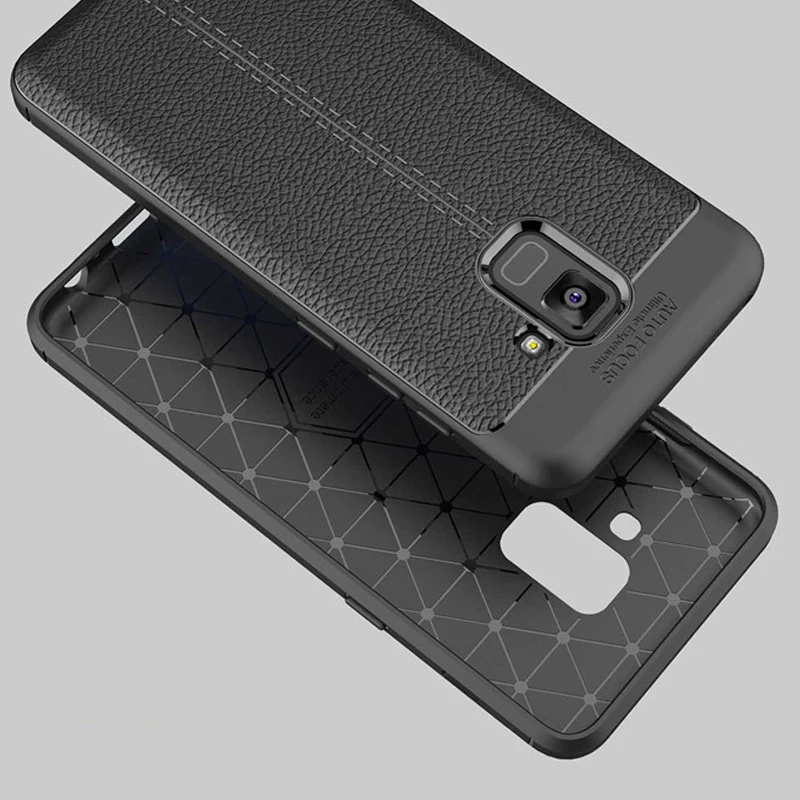YUETUO кожаный чехол для задней панели телефона etui, capinha, coque, cover, чехол для samsung galaxy a7 a 7 a750 a730 силиконовые аксессуары