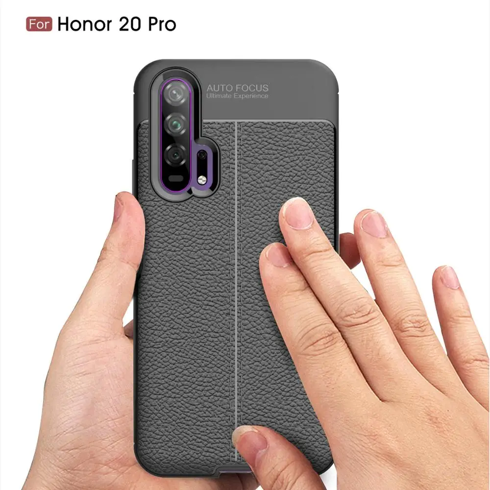 Чехол для honor 20 Pro чехол чехол-бампер из углеродного волокна Huawei Etui | Мобильные