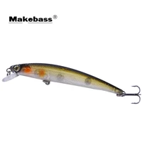 makebass minnow jerkbait suspending lures 3 5in0 25oz artificial hard baits trout walleye fishing tackle middle and upper layer
