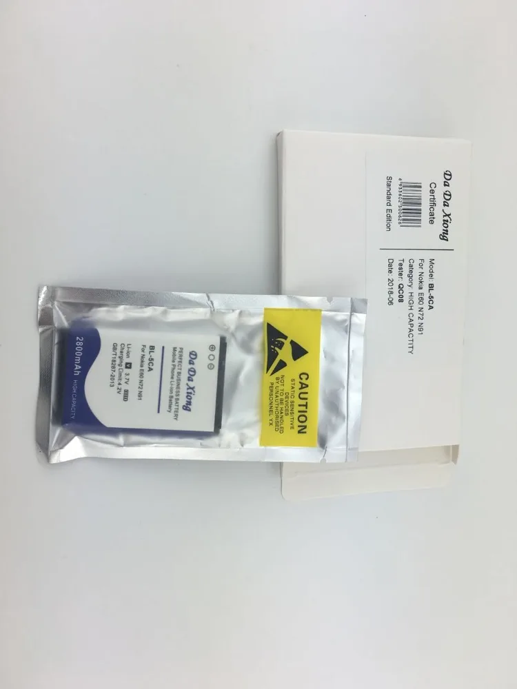 2800mAh BL 5CA BL-5CA BL5CA аккумулятор для Nokia E50 E60 N70 N71 N72 N91 C2-01 2020 2023 3660 6630 6680 | Мобильные