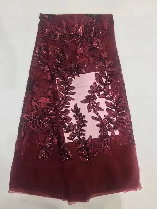 Новое поступление африканские кружевные ткани высокого качества синяя