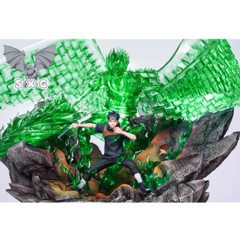 Зеленый Presale tempesuous God of Valour Учиха Shisui GK Naruto фигурка Shippuden Коллекционная модель игрушки(Срок поставки: 60 дней) M366 - Цвет: Зеленый