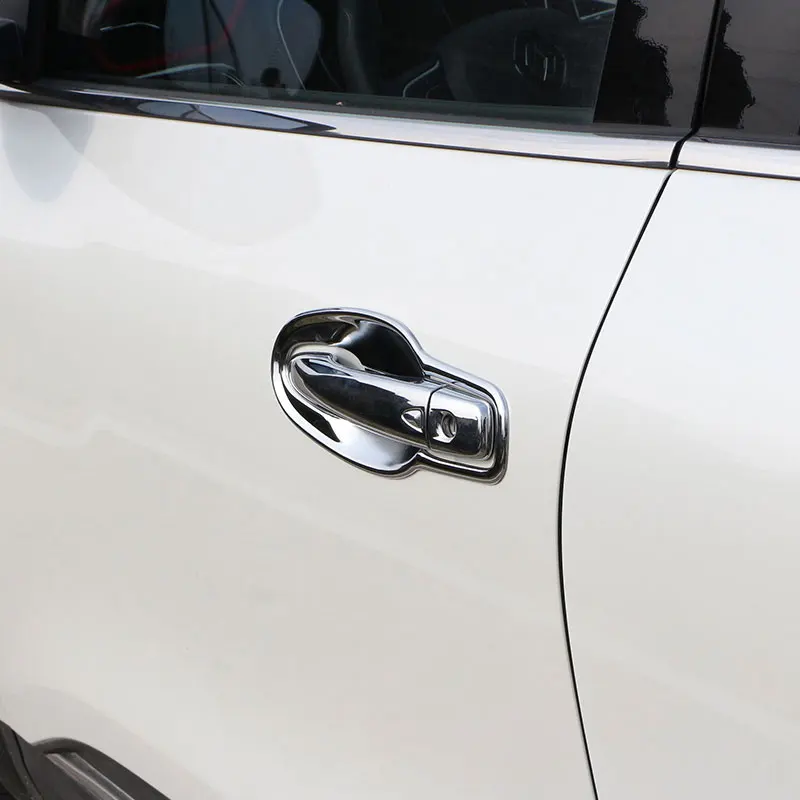 Color My Life Car ABS Хромированная наружная дверная ручка чаши защитная накладка наклейка для Renault samsung QM6 аксессуары