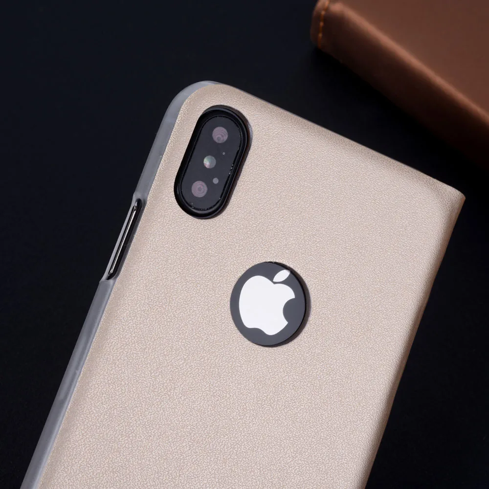 Ультратонкий кожаный чехол-бумажник с откидной крышкой для Apple IPhone X 10 Ten XS iPhone 5 8