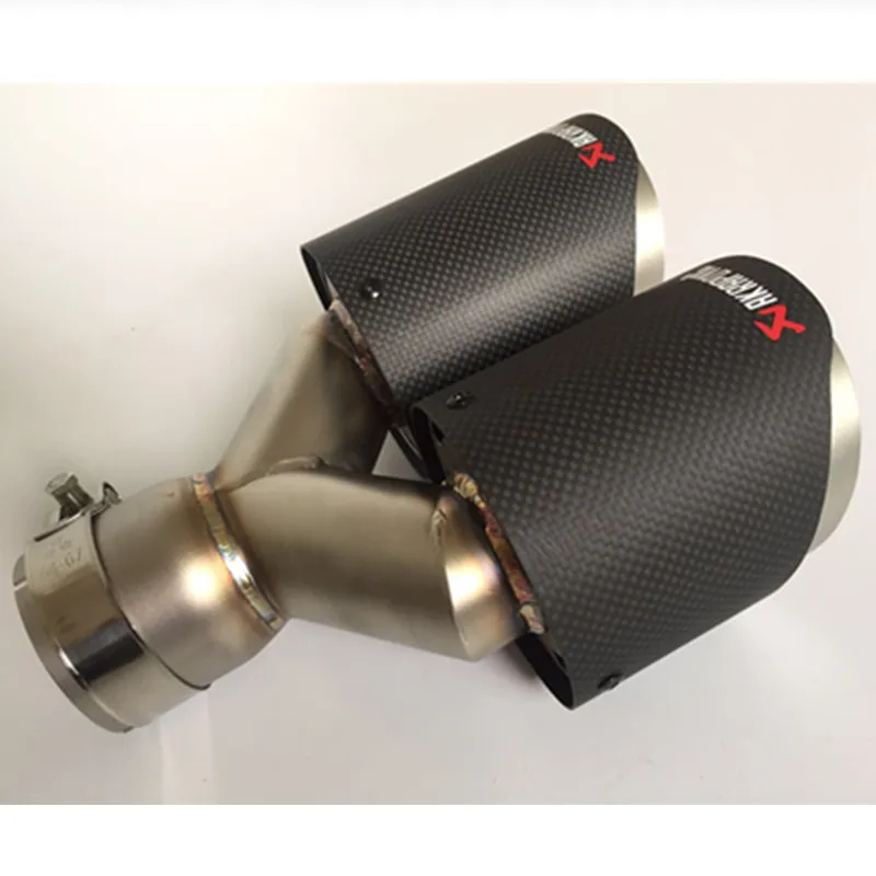 ID: 2 48 OD: 3 54 дюймов Автомобильный глушитель Akrapovic для BMW Audi Volkswagen Benz Nissan Toyota|id|id 48id car |