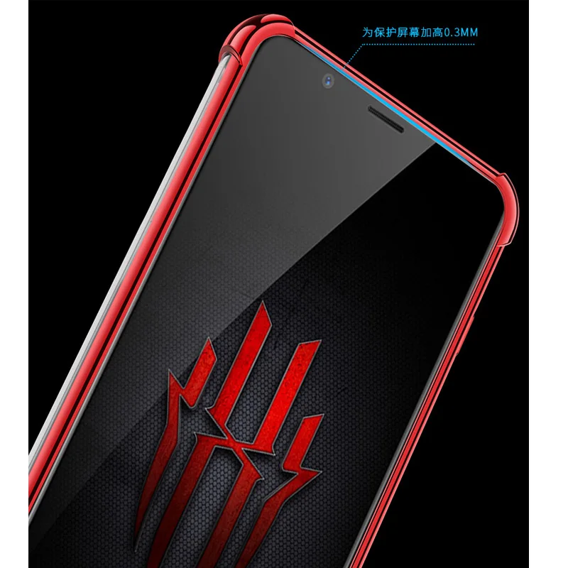 Мягкий чехол для ZTE Nubia красный волшебный задняя крышка lastic матовый RedMagic
