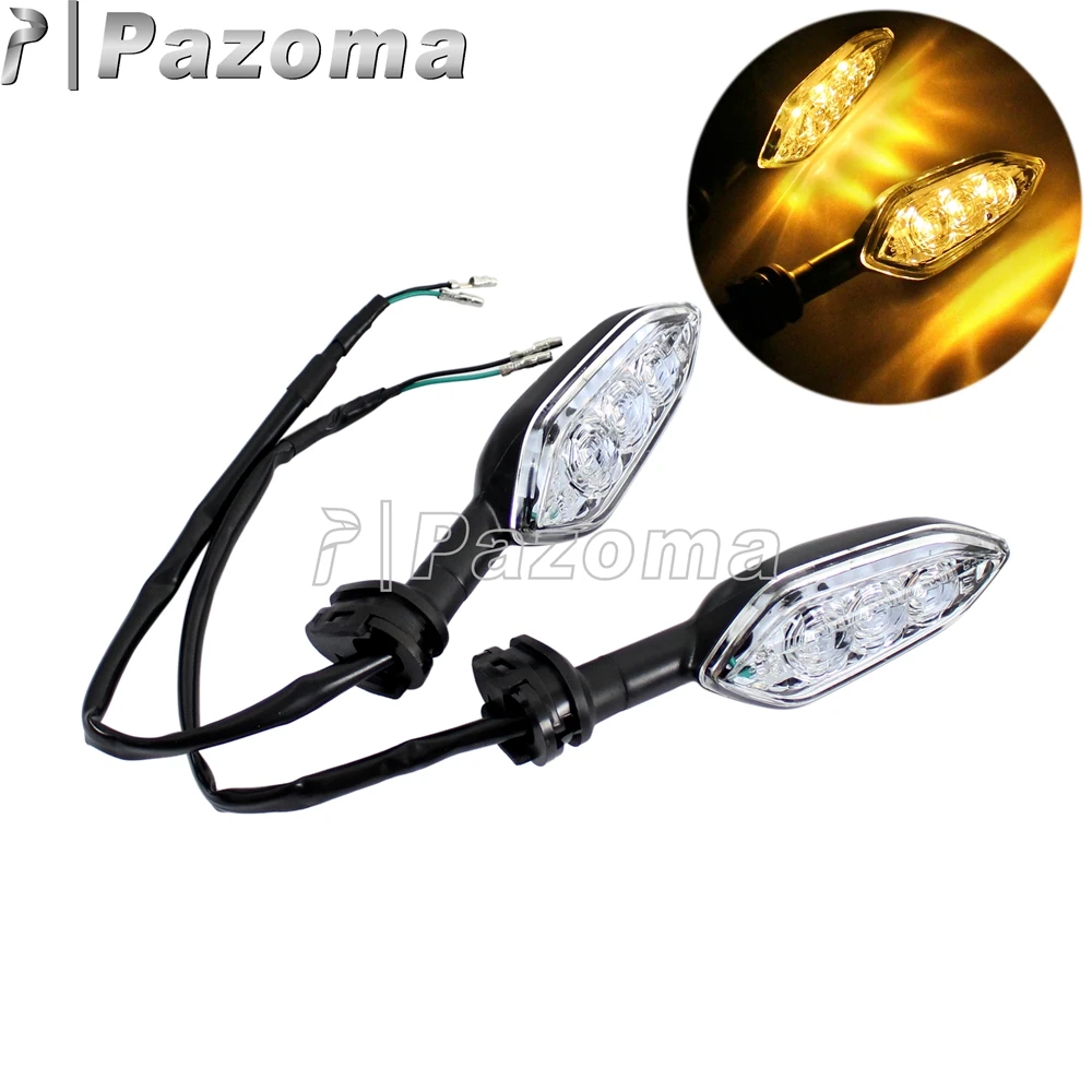 

2pcs 12V Motorcycle Amber Light Blinker Turn Signal Indicator Lamp for Yamaha YZF R1 R3 R6 MT-03 MT-07 MT-09 FZ6R FZ8 FZ16 FZ6N