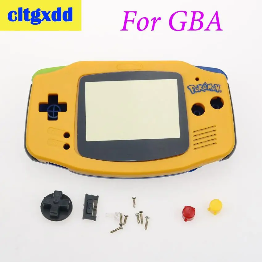 Cltgxdd полный корпус замена оболочки для nintendo Gameboy Advance GBA игровой консоли чехол Платформа Управления - Цвет: D