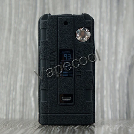 Augvape VTEC 200 Вт силиконовый чехол и силиконовый чехол для корпуса наклейка для Vape Augvape VTEC 200 Вт коробка мод - Цвет: Black