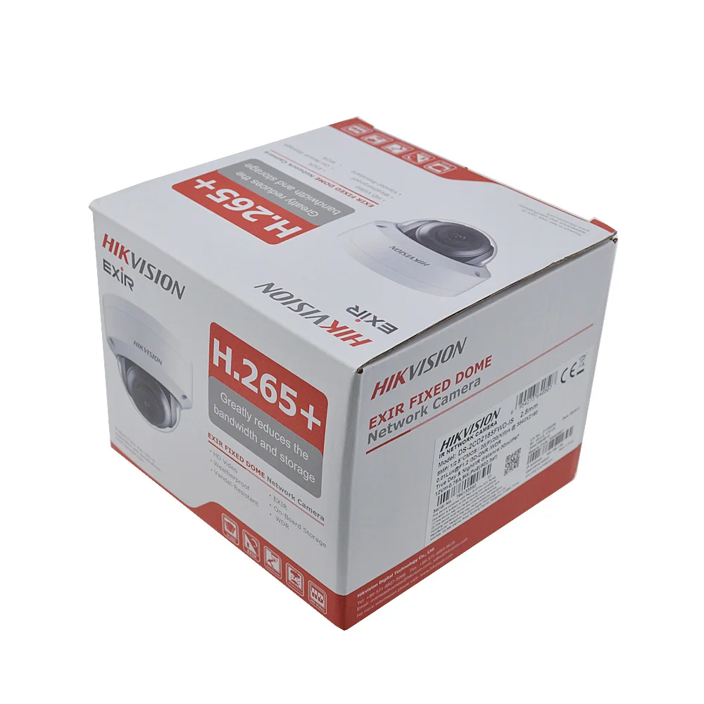 HIK IP Камера DS 2CD2185FWD I 8MP купола H.265 купольных с слот для карты SD IP67|hik ip camera|camera with sdip