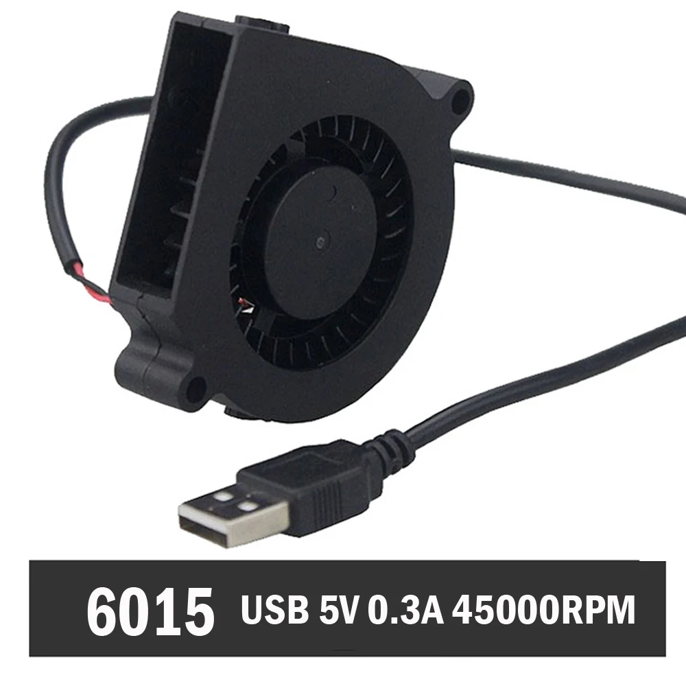1 шт. Gdstime DC 5 в 60x15 мм 6015S Бесщеточный вентилятор охлаждения USB 60 мм|cooling blower|blower