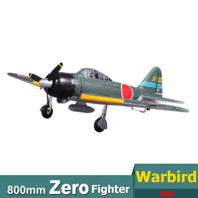 FMS 800 мм Mini Warbird Zero A6M3 Fight V2 RC самолет PNP Duralble EPO Foam Warbird модель самолета Avion дешевые маленькие