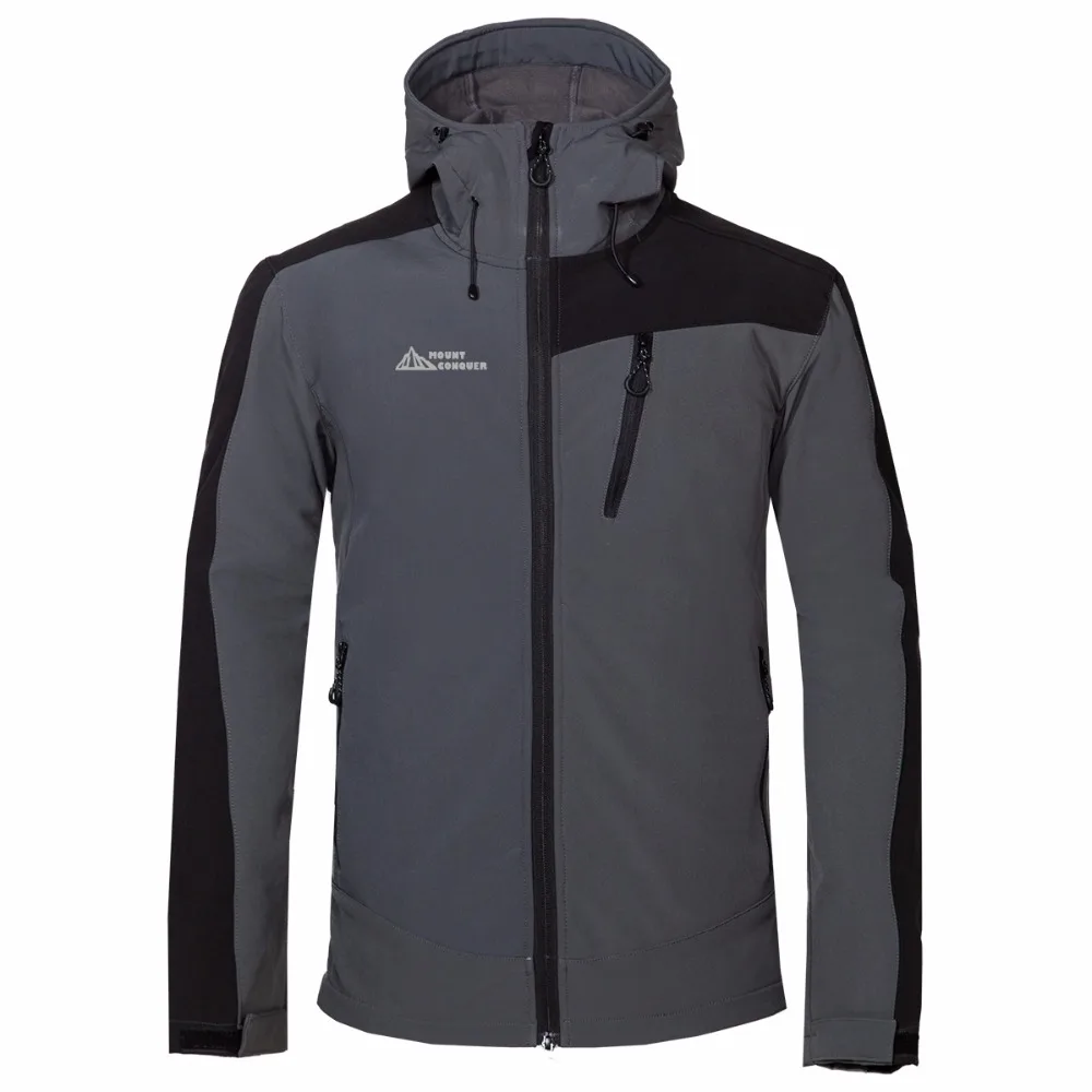2019 New Style Men Hiking Jacket Windproof Water Repellent Softshell Fleece Male Autumn Spring Clothing Riding Climbing Coat | Спорт и