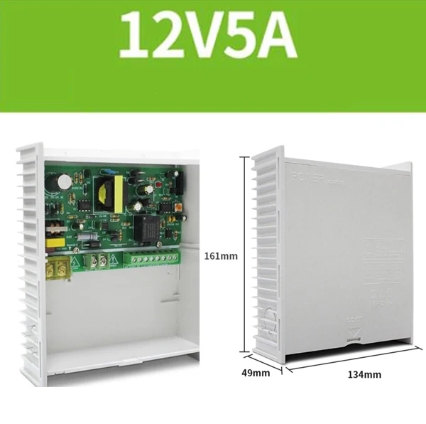 Система контроля допуска к двери переключатель питания DC 12V 3.5A 5A AC 90~ 260V для отпечатков пальцев машина контроля доступа - Цвет: AC 100-240V 5A