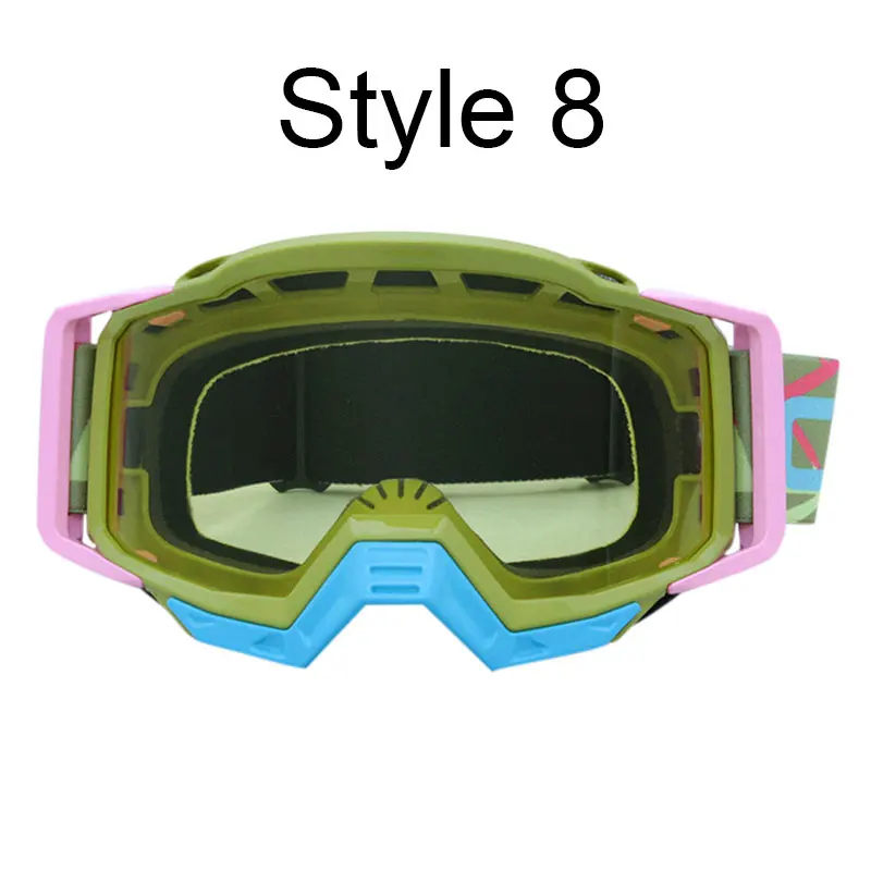 Goggles Glasses 8 Nuoxintr MX очки для мотокросса шлем мотоциклетные очки маска ATV Dirt Bike мото Лыжный спорт на открытом воздухе гоночный скутер - Цвет: Goggles Glasses 8