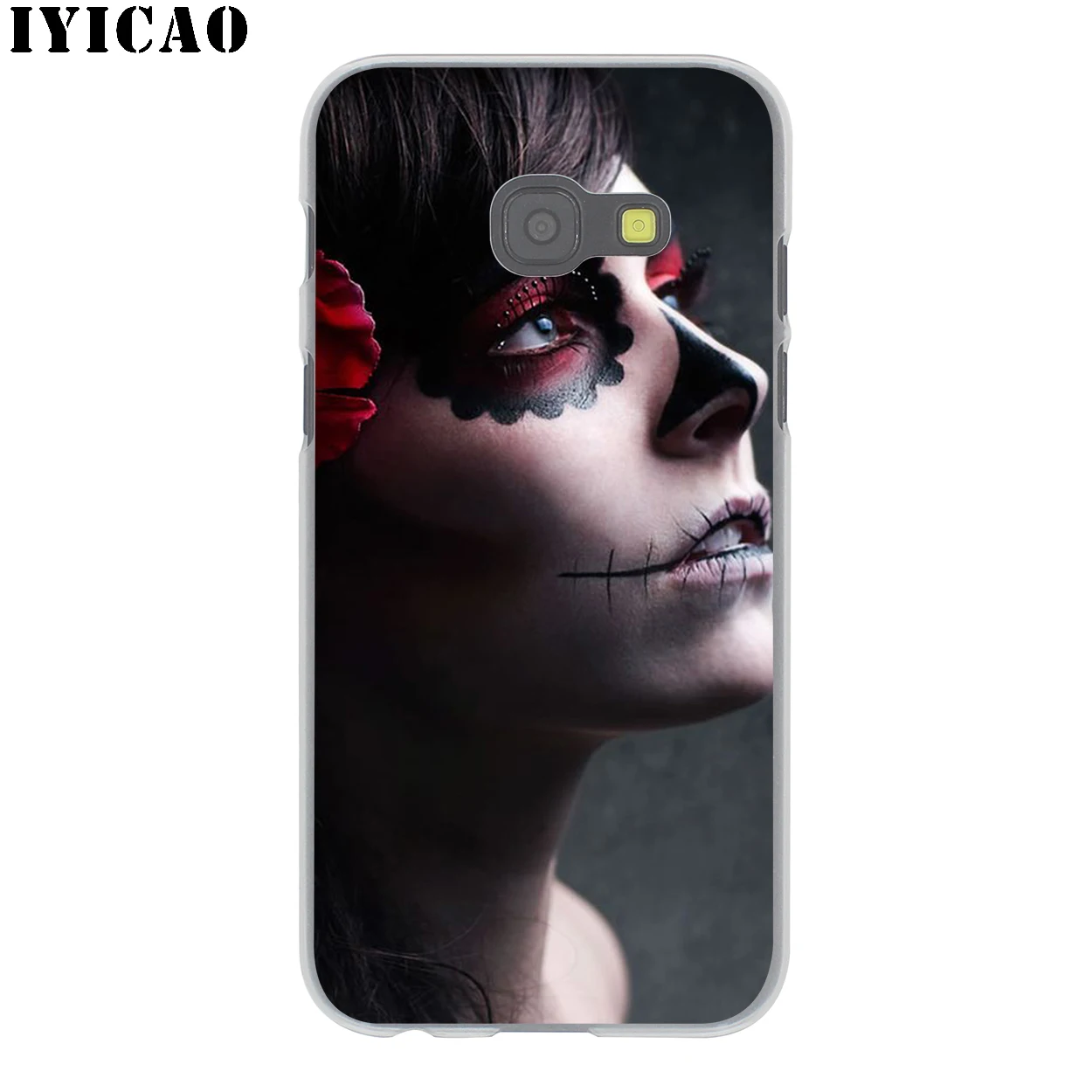 IYICAO Catrina красивый розовый Жесткий Чехол для Samsung Galaxy J6 J5 J1 J2 J3 J7 2017 2016 2015 Prime US EU